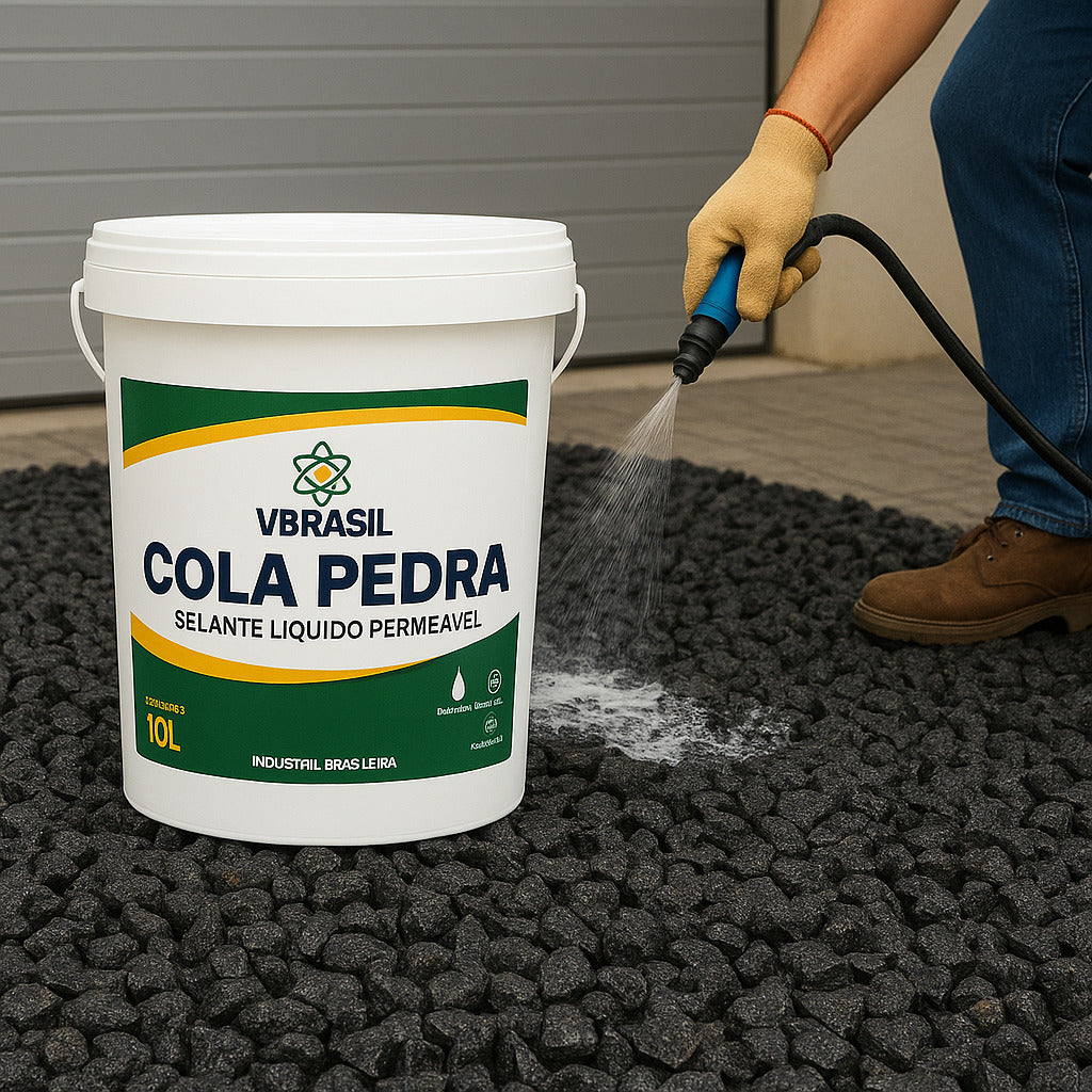 Cola Pedra 10 Litros Vbrasil - Fixador Líquido permeável