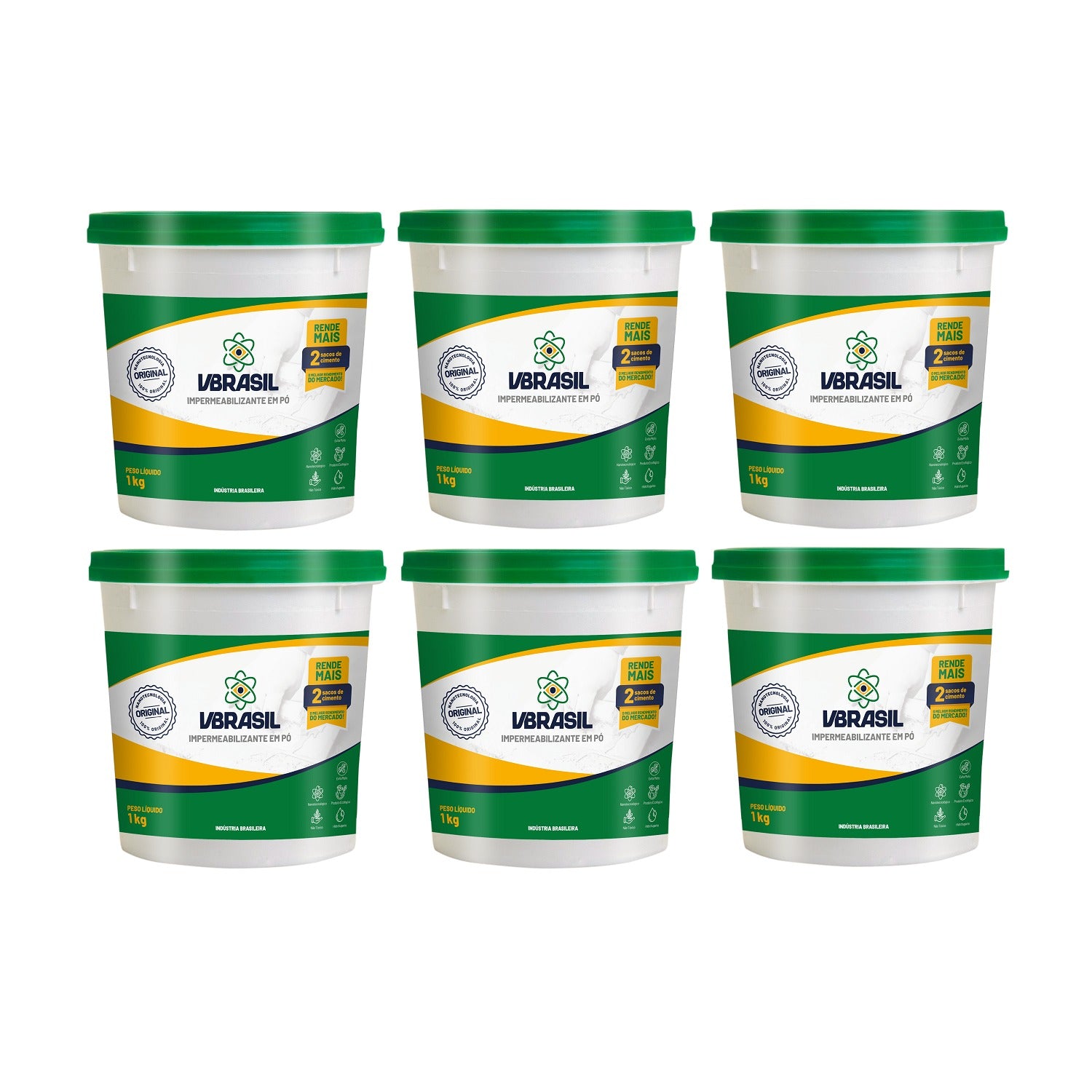 KIT 6 Vbrasil 1kg
