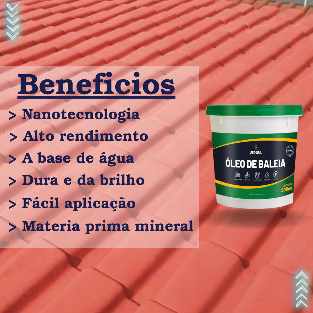 KIT 10 OLEO DE BALEIA 900ML