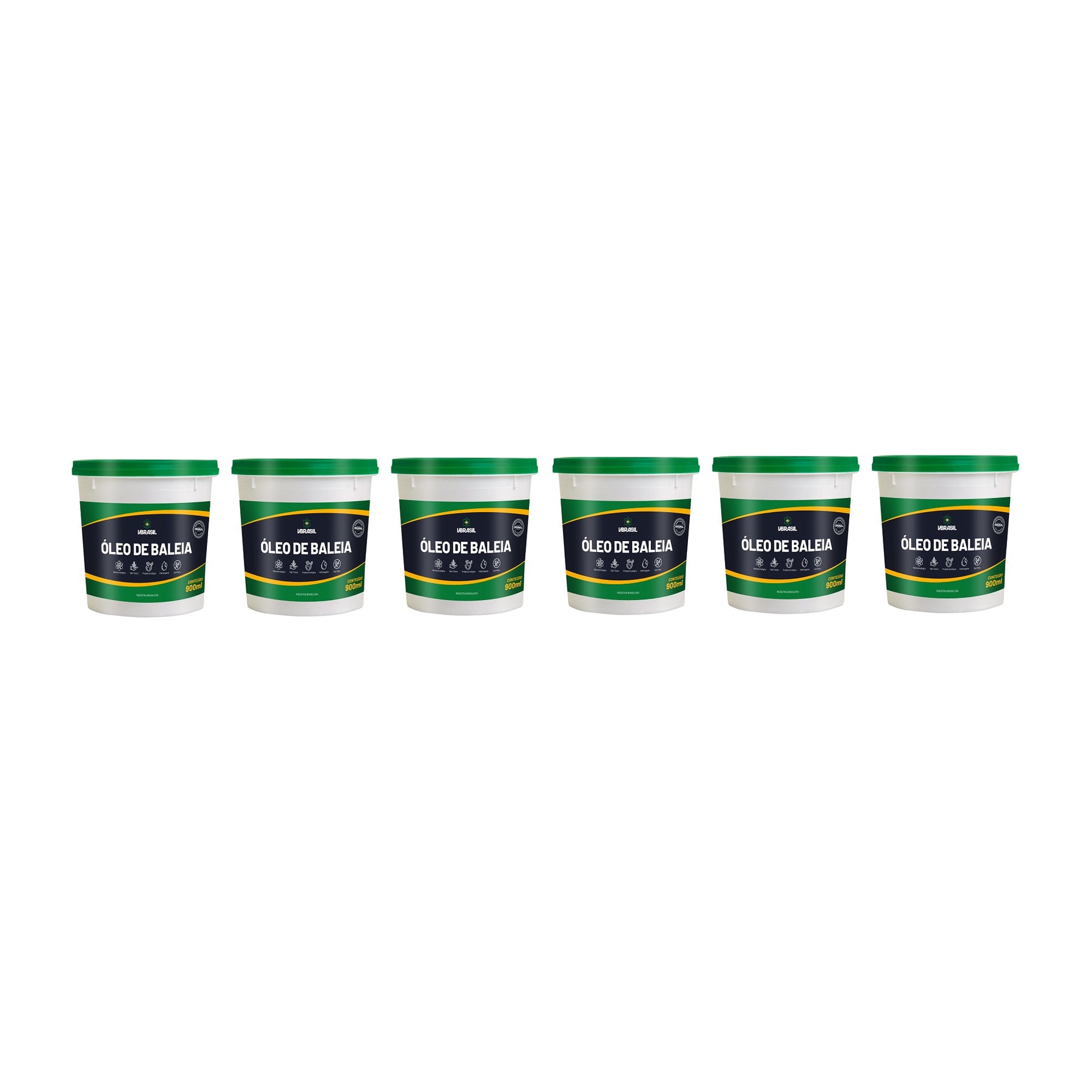 KIT 6 OLEO DE BALEIA 900 ML