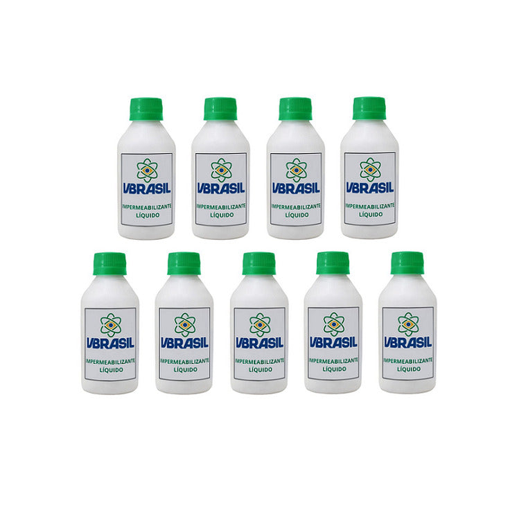 Kit 9 Impermeabilizante Vbrasil Líquido Para Tinta