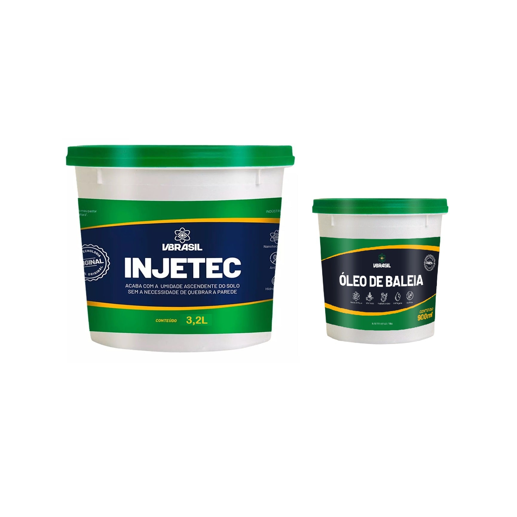 KIT INJETEC 3,2 LITROS + ÓLEO DE BALEIA 900ML