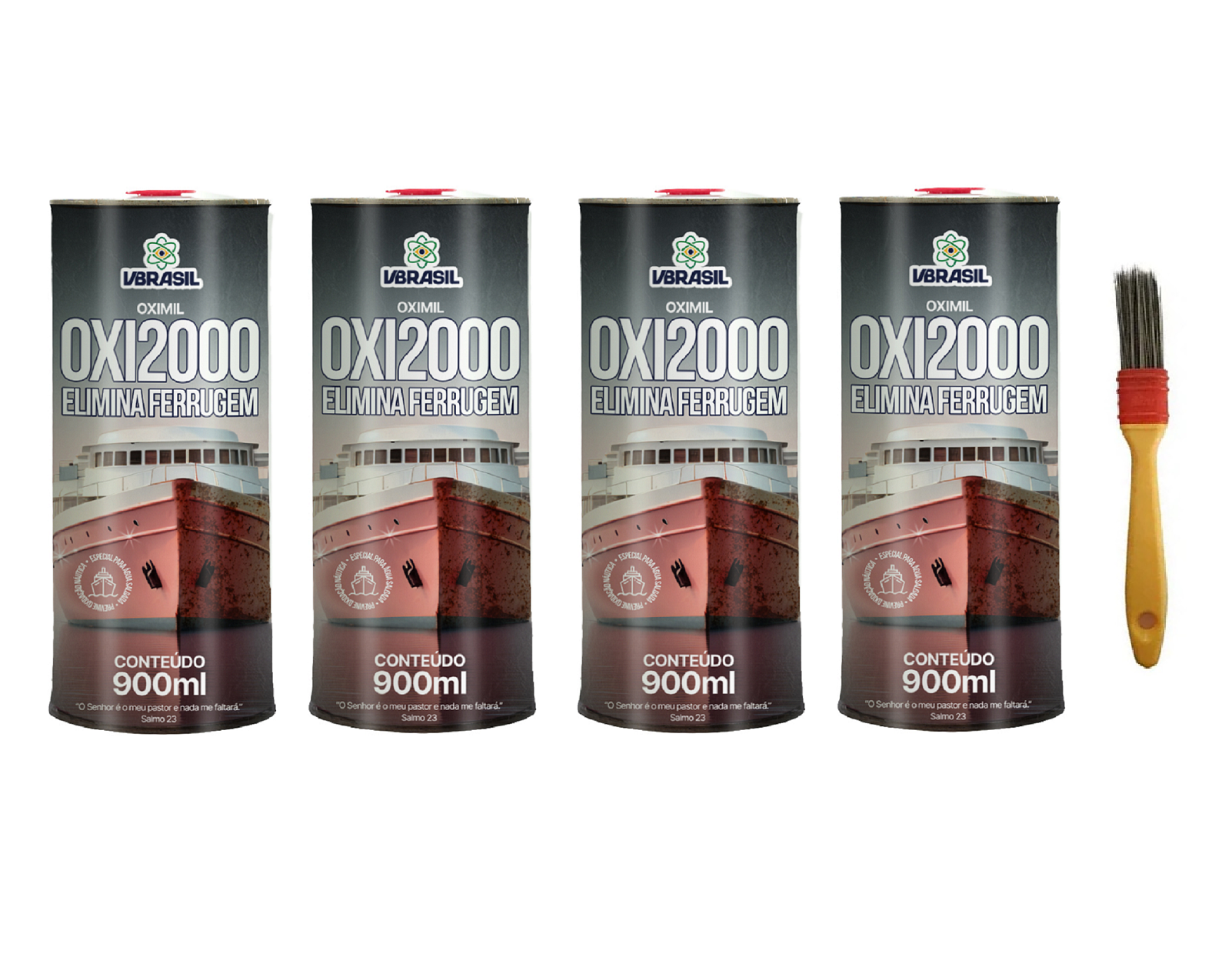 KIT 4 OXI2000 VBrasil Oficial Antiferrugem Anticorrosivo