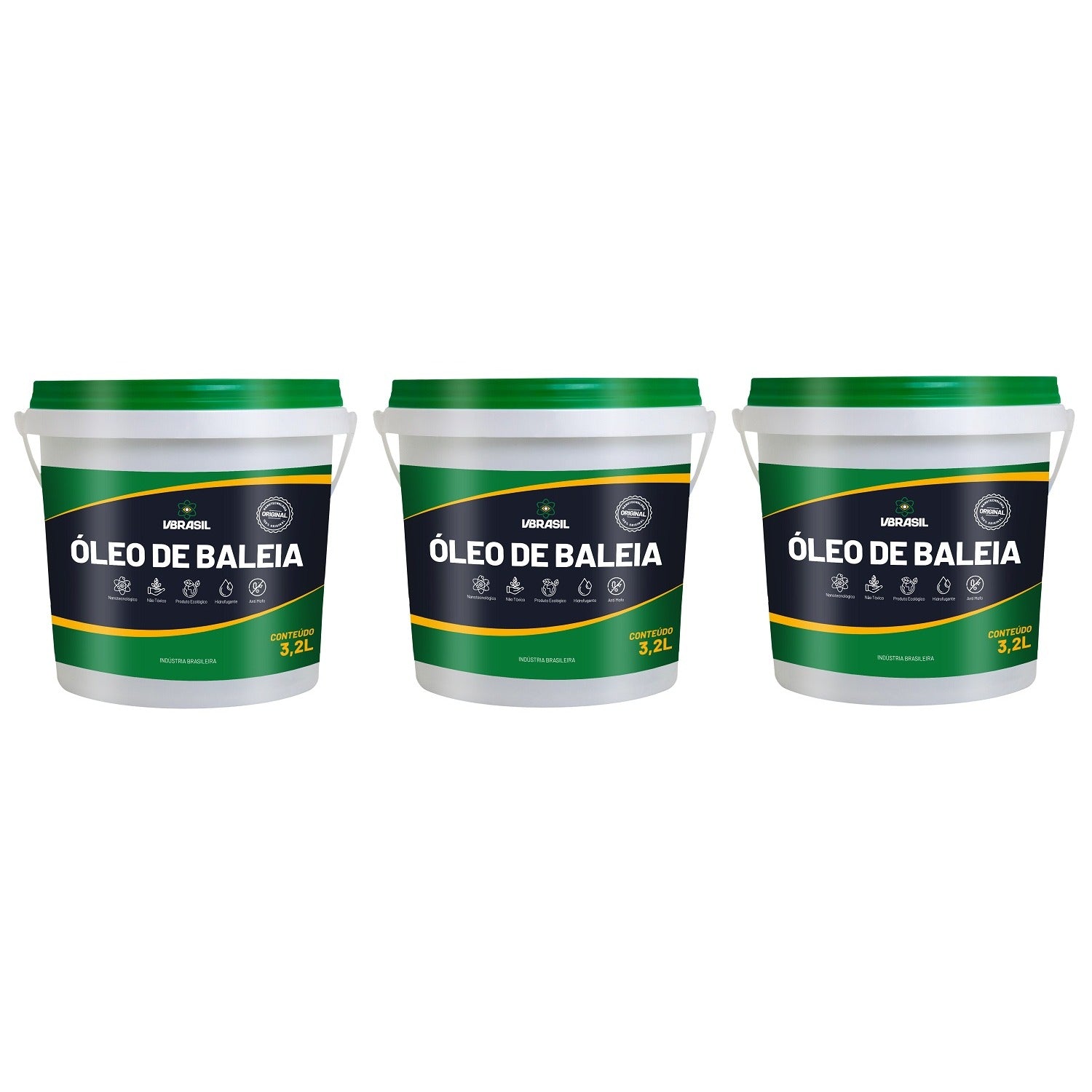 KIT 3 OLEO DE BALEIA 3,2L