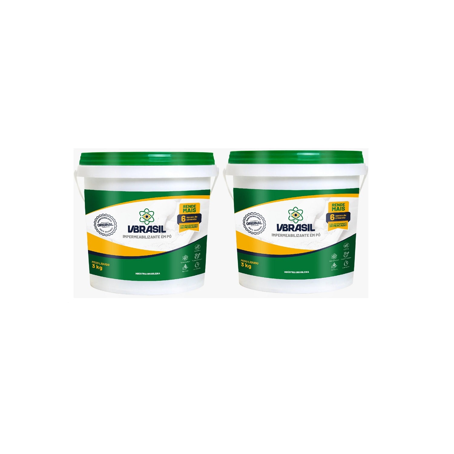 KIT 2 VBRASIL 3 KG