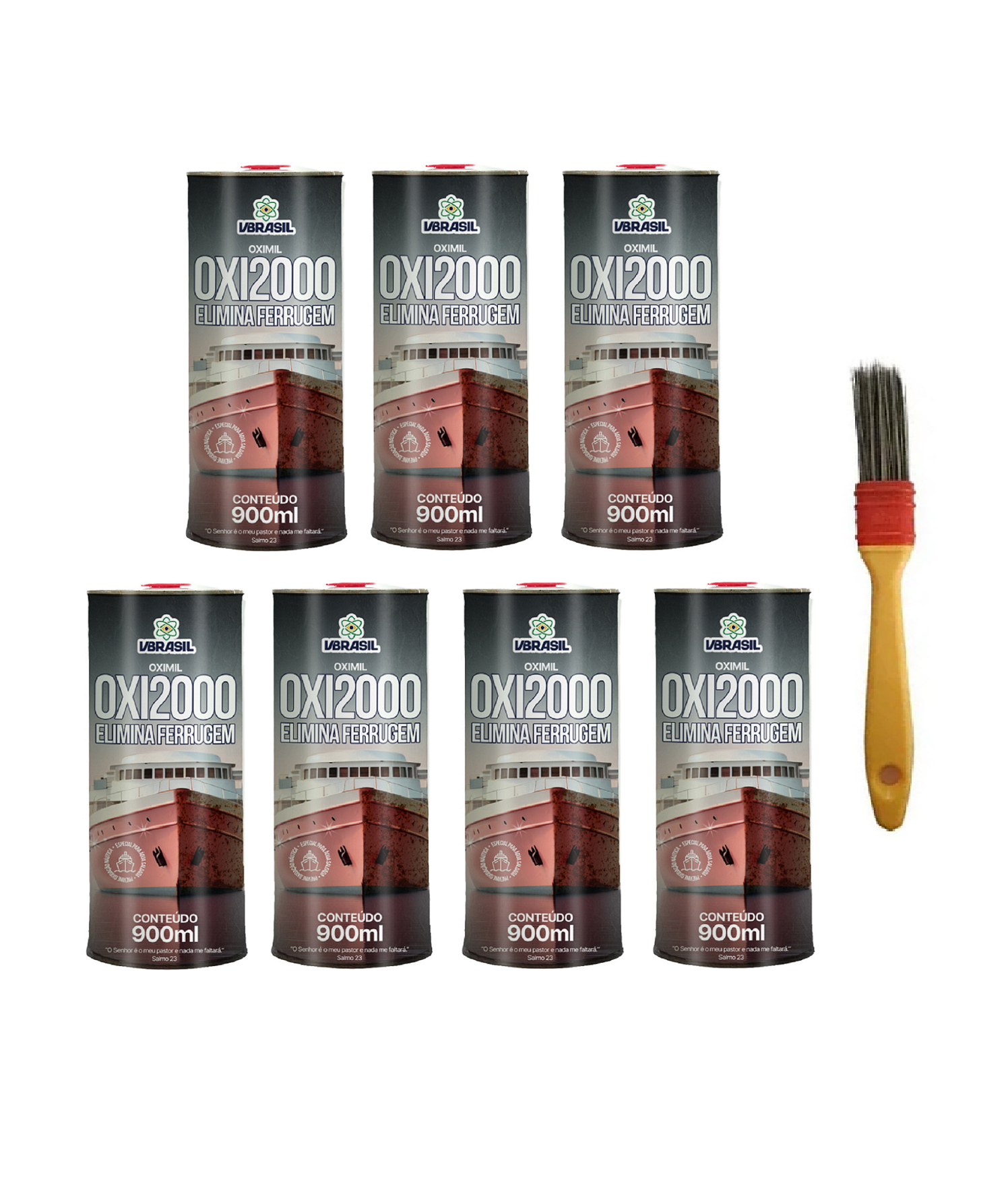 KIT 7 OXI2000 VBrasil Oficial Antiferrugem Anticorrosivo