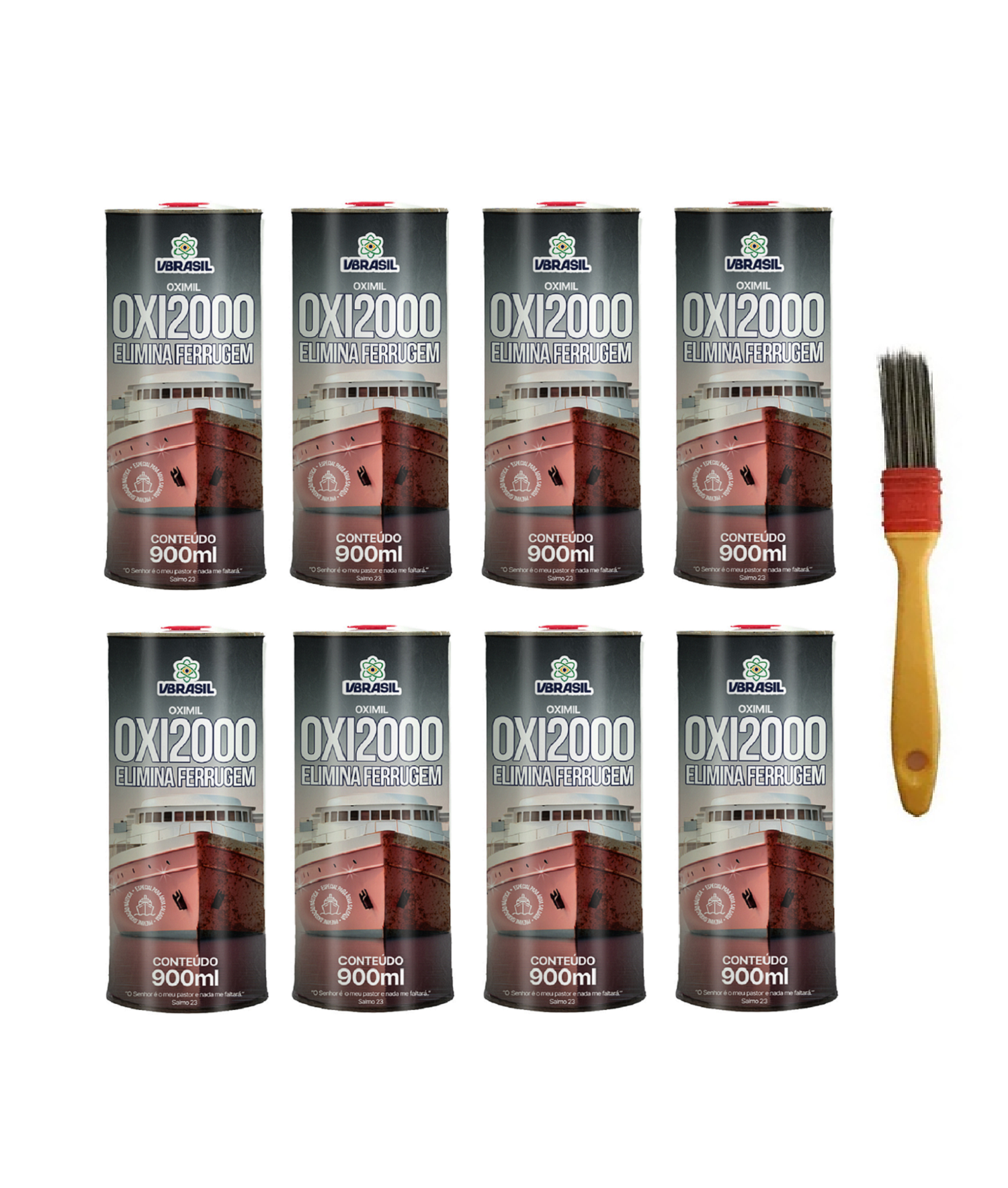 KIT 8 OXI2000 VBrasil Oficial Antiferrugem Anticorrosivo