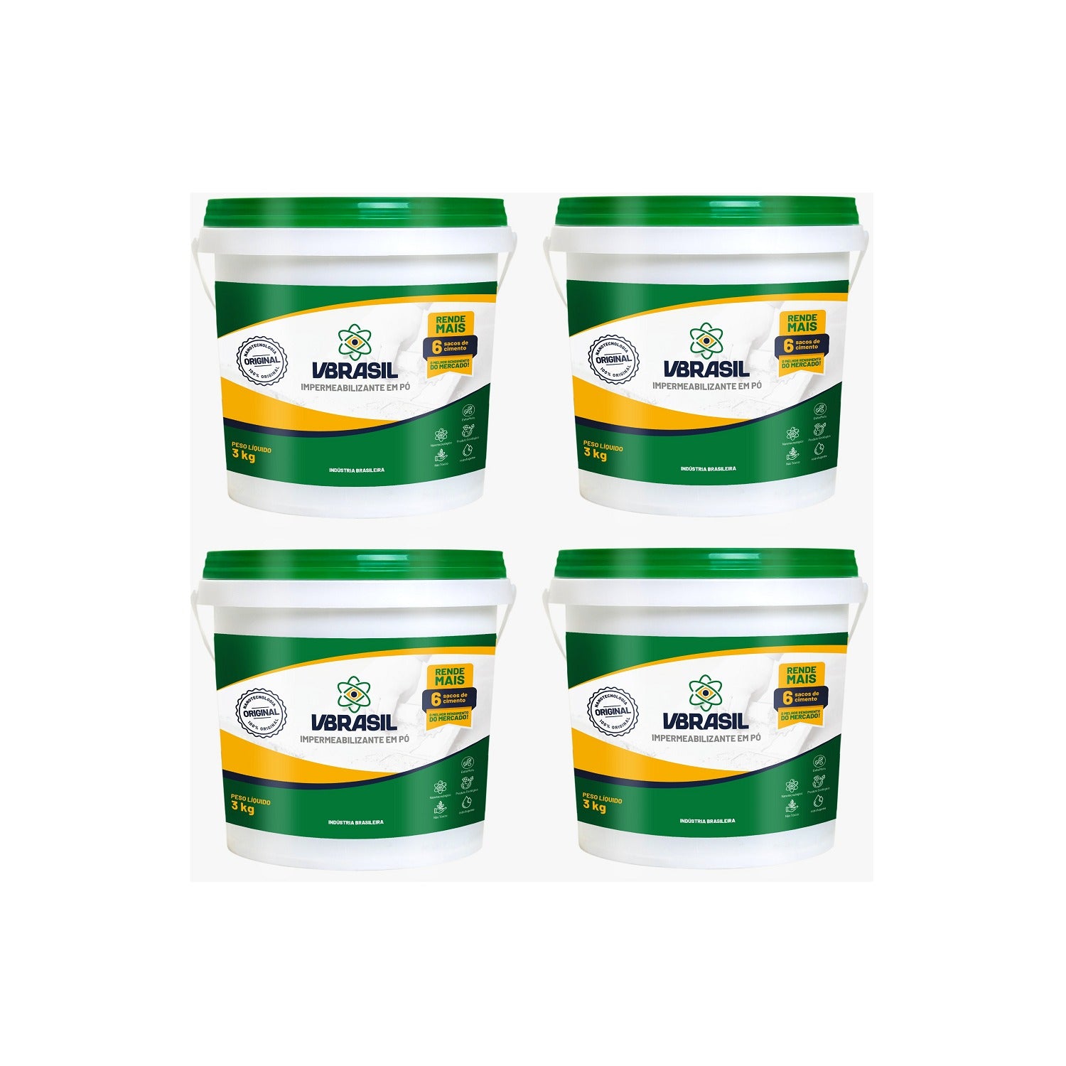 KIT 4 VBRASIL 3 KG