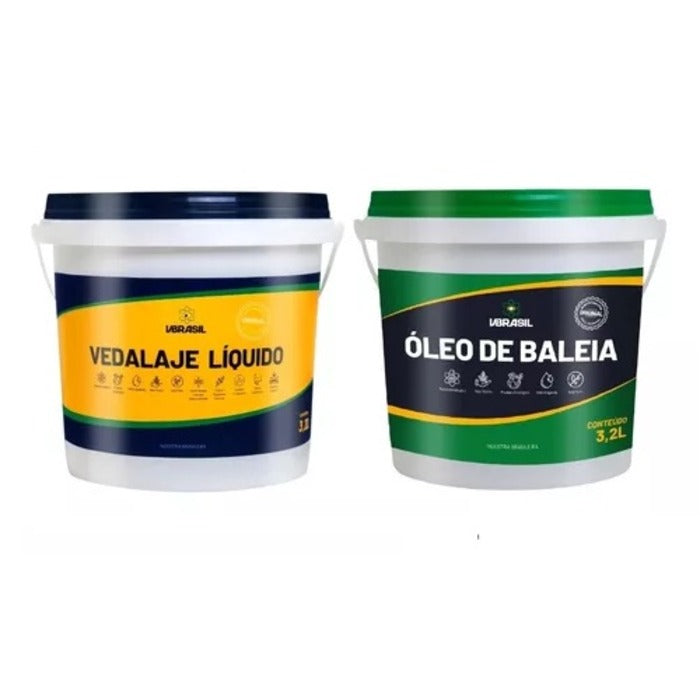 Kit Vedalaje Liquido 3,2L e Óleo de Baleia 3,2L Vbrasil