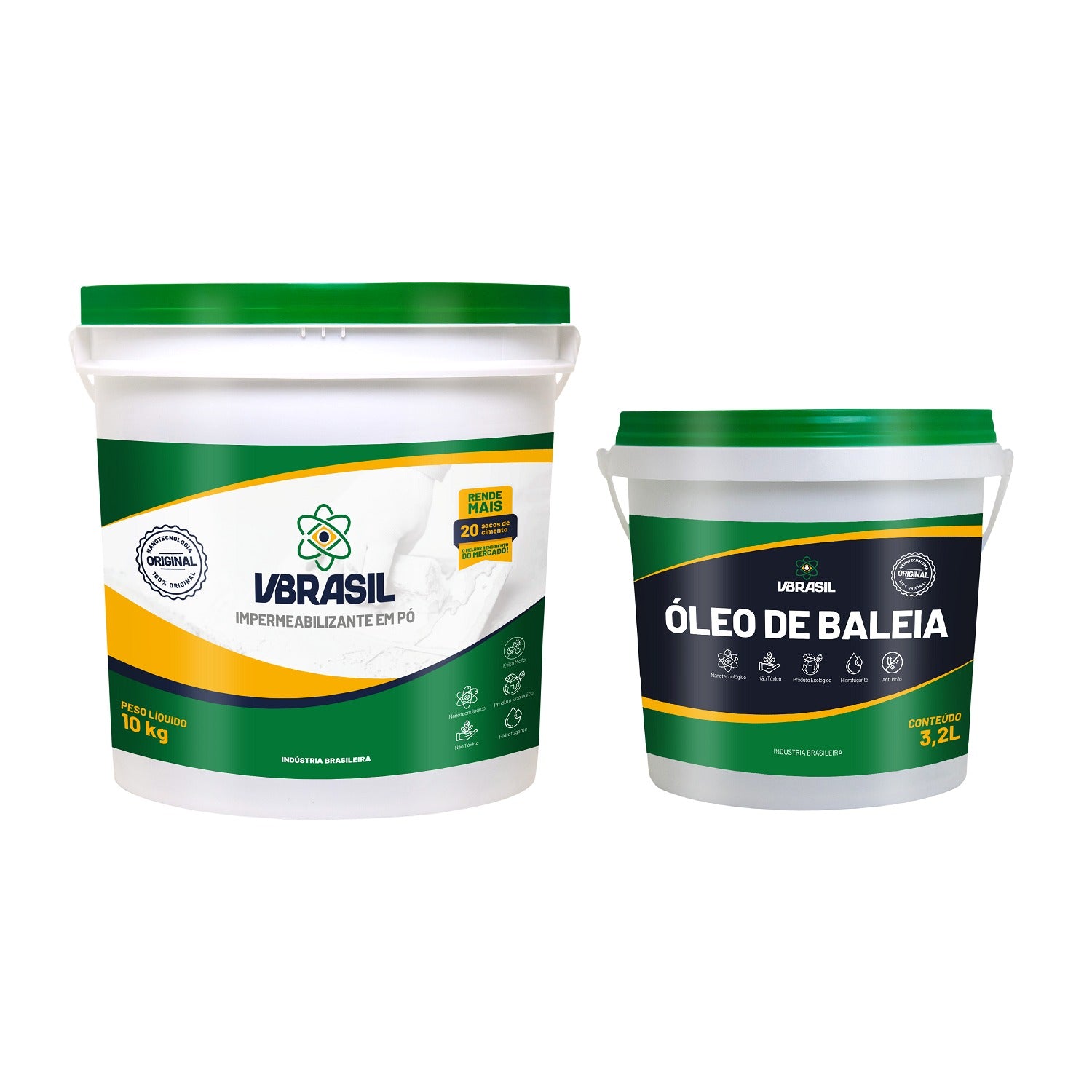 KIT VBRASIL 10 KG + Óleo de Baleia 3,2L