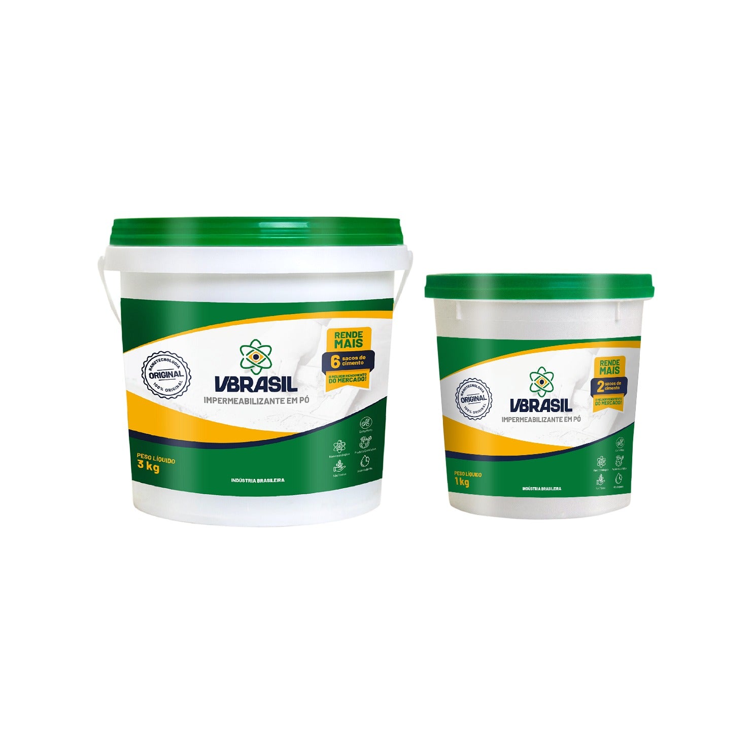 KIT 1 VBRASIL 3 KG + 1 VBRASIL 1KG