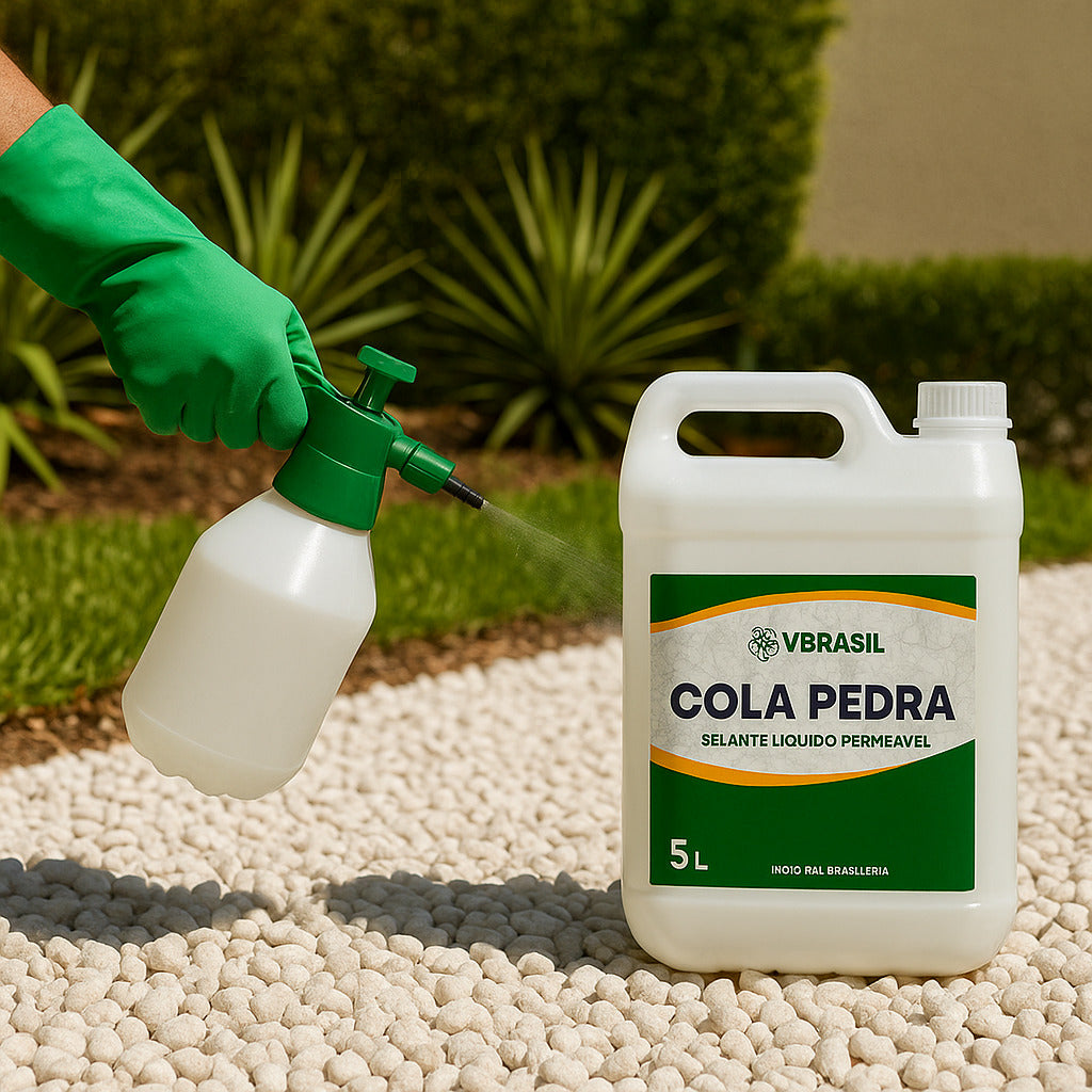 Cola Pedra 5 Litros Vbrasil - Fixador Líquido permeável