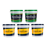 Kit 3 Vedalaje Liquido 3,2L e 2 Óleo de Baleia 3,2L