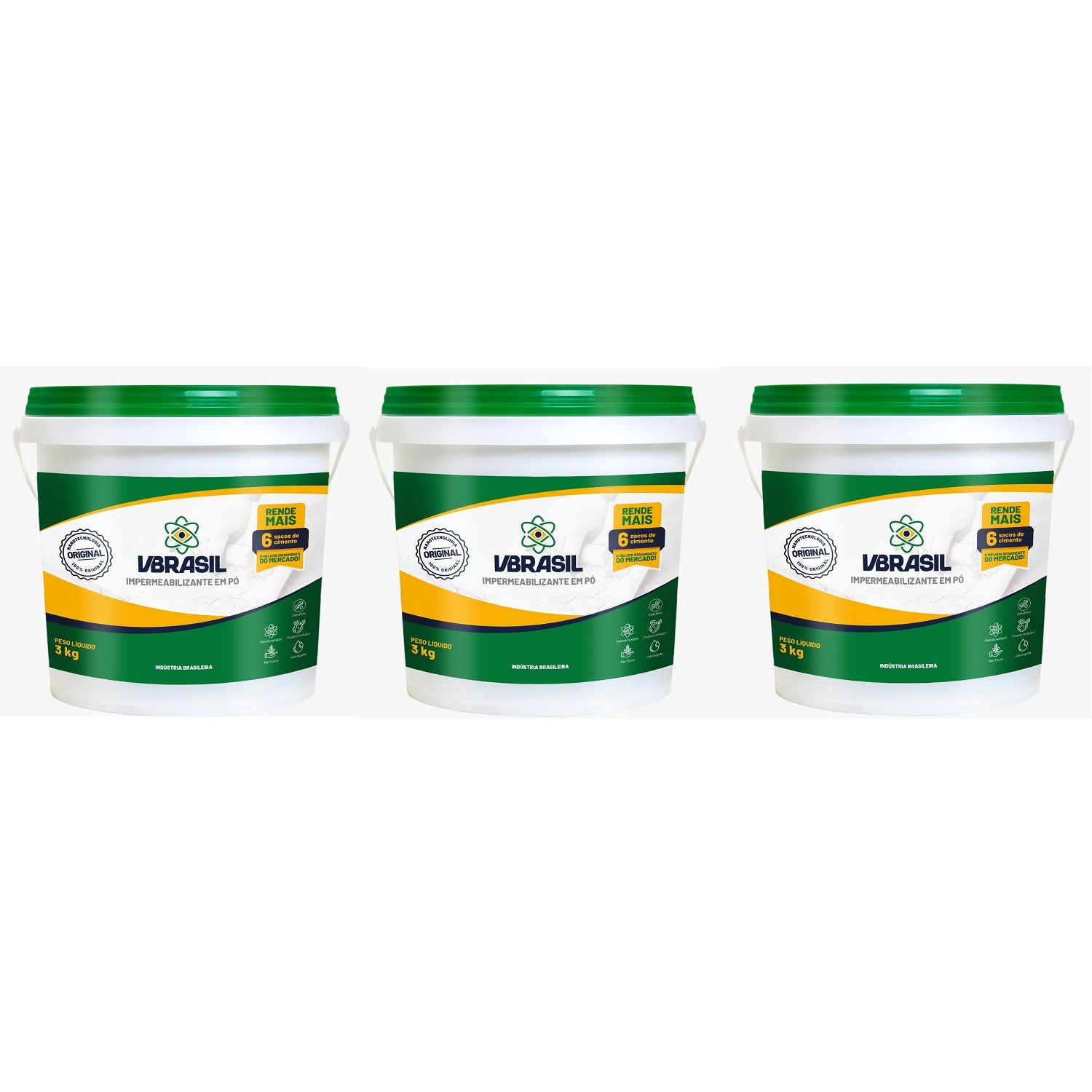 KIT 3 VBRASIL 3 KG