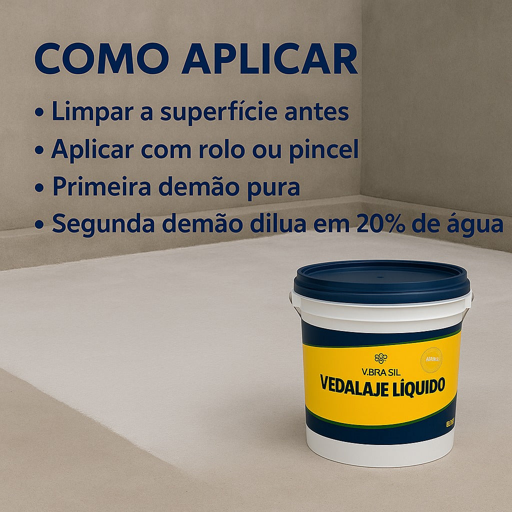 Impermeabilizante Líquido Vedalaje 3,2 Litros
