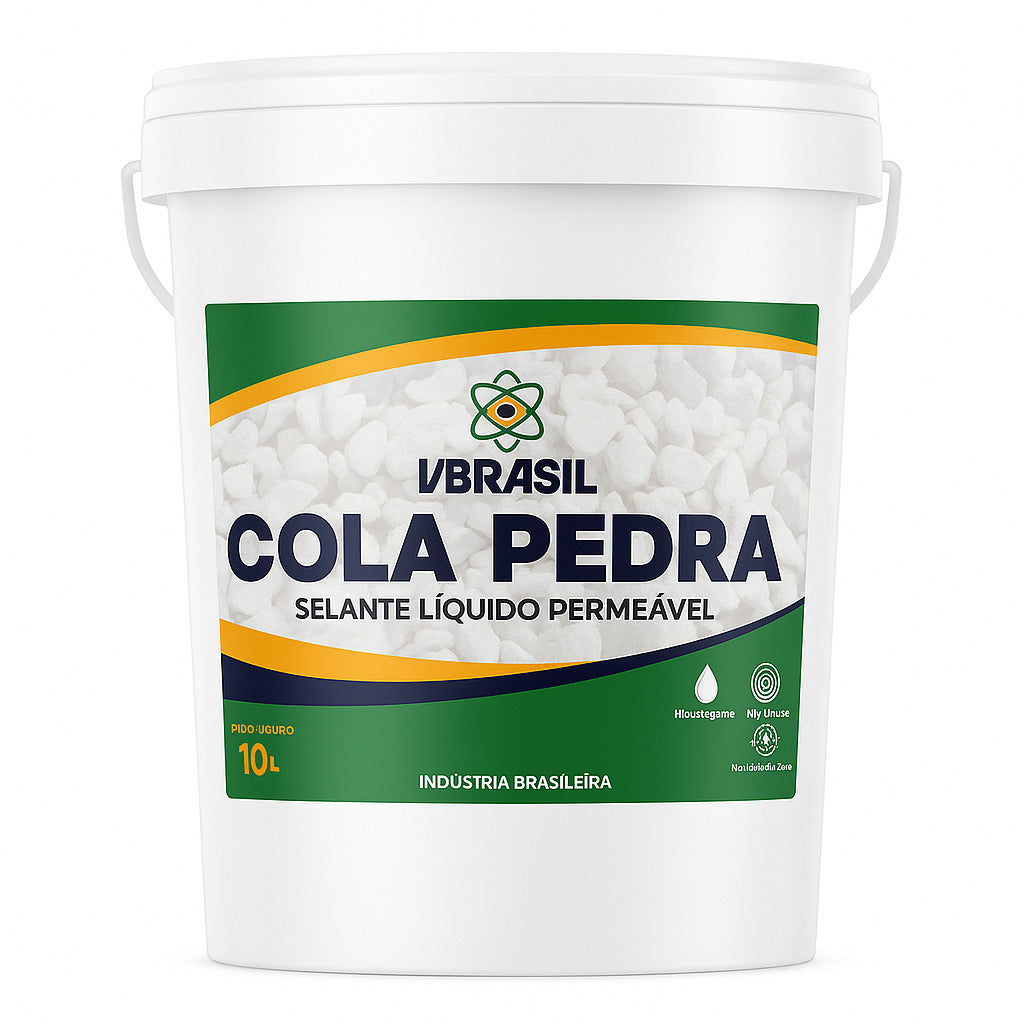 Cola Pedra 10 Litros Vbrasil - Fixador Líquido permeável