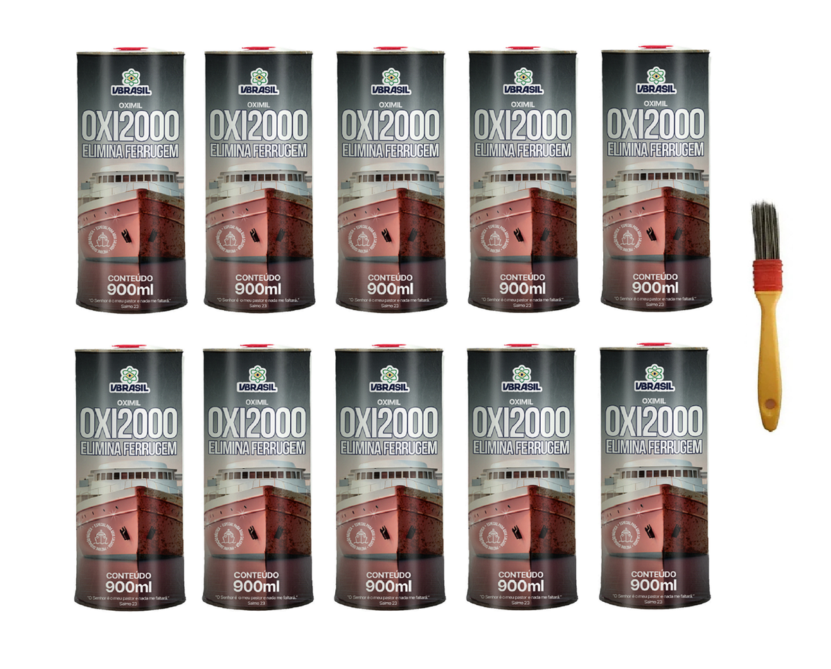 KIT 10 OXI2000 VBrasil Oficial Antiferrugem Anticorrosivo