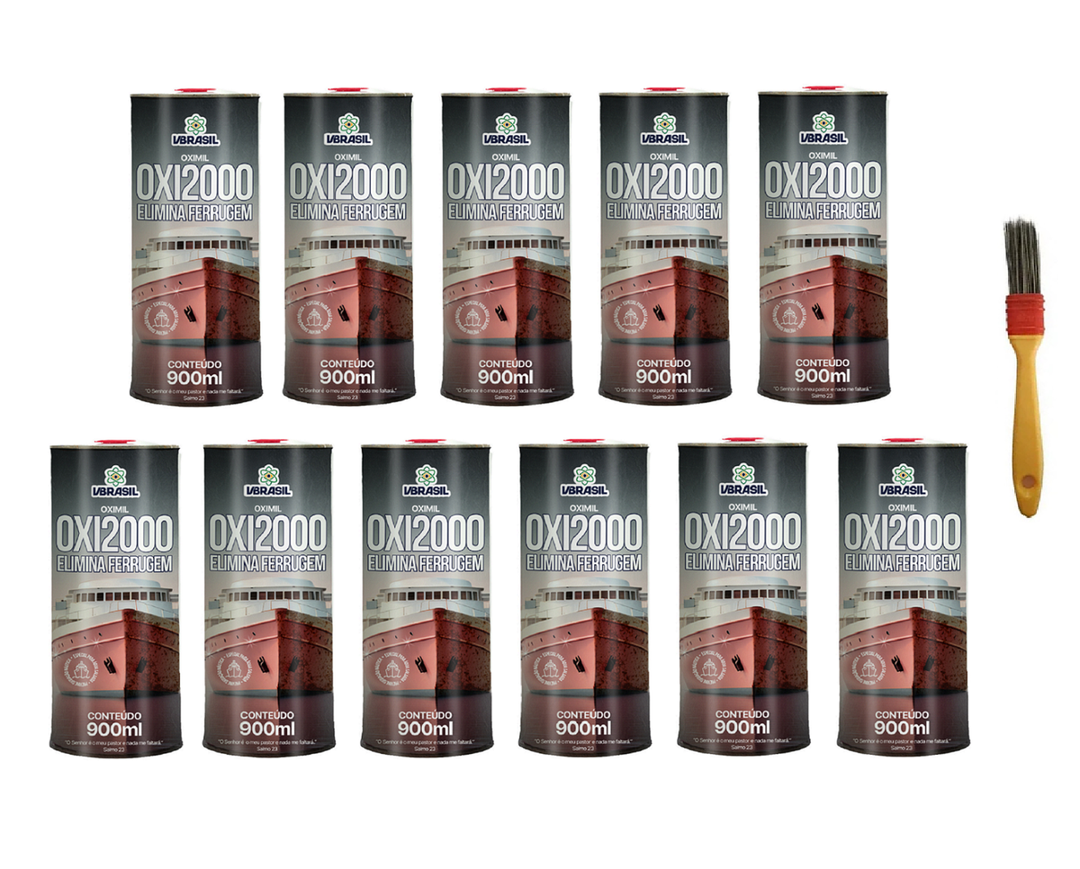 KIT 11 OXI2000 VBrasil Oficial Antiferrugem Anticorrosivo