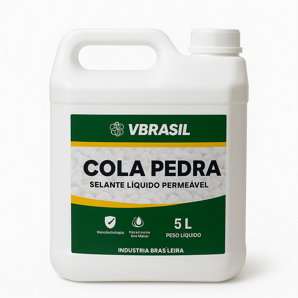 Cola Pedra 5 Litros Vbrasil - Fixador Líquido permeável
