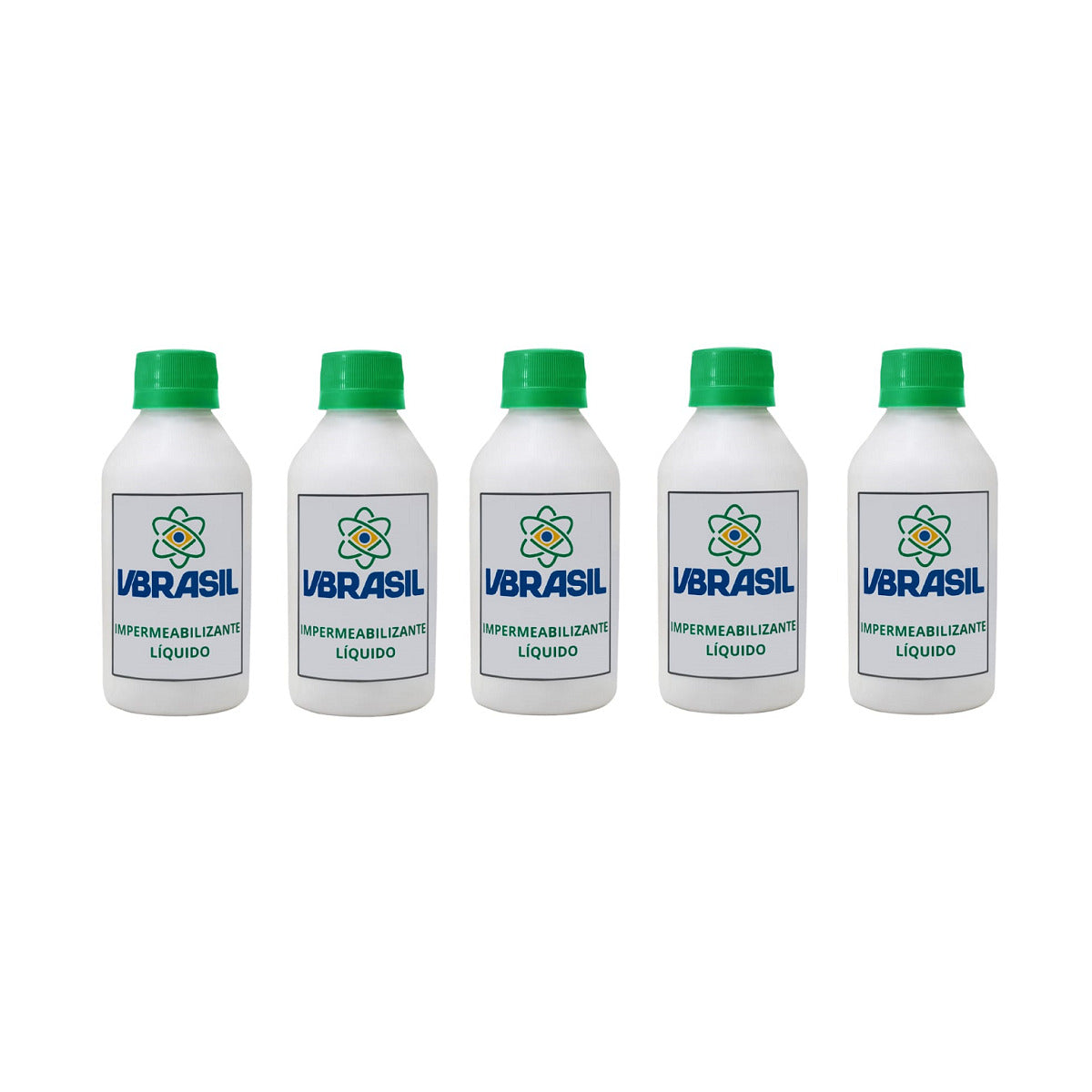 Kit 5 Impermeabilizante Vbrasil Líquido Para Tinta