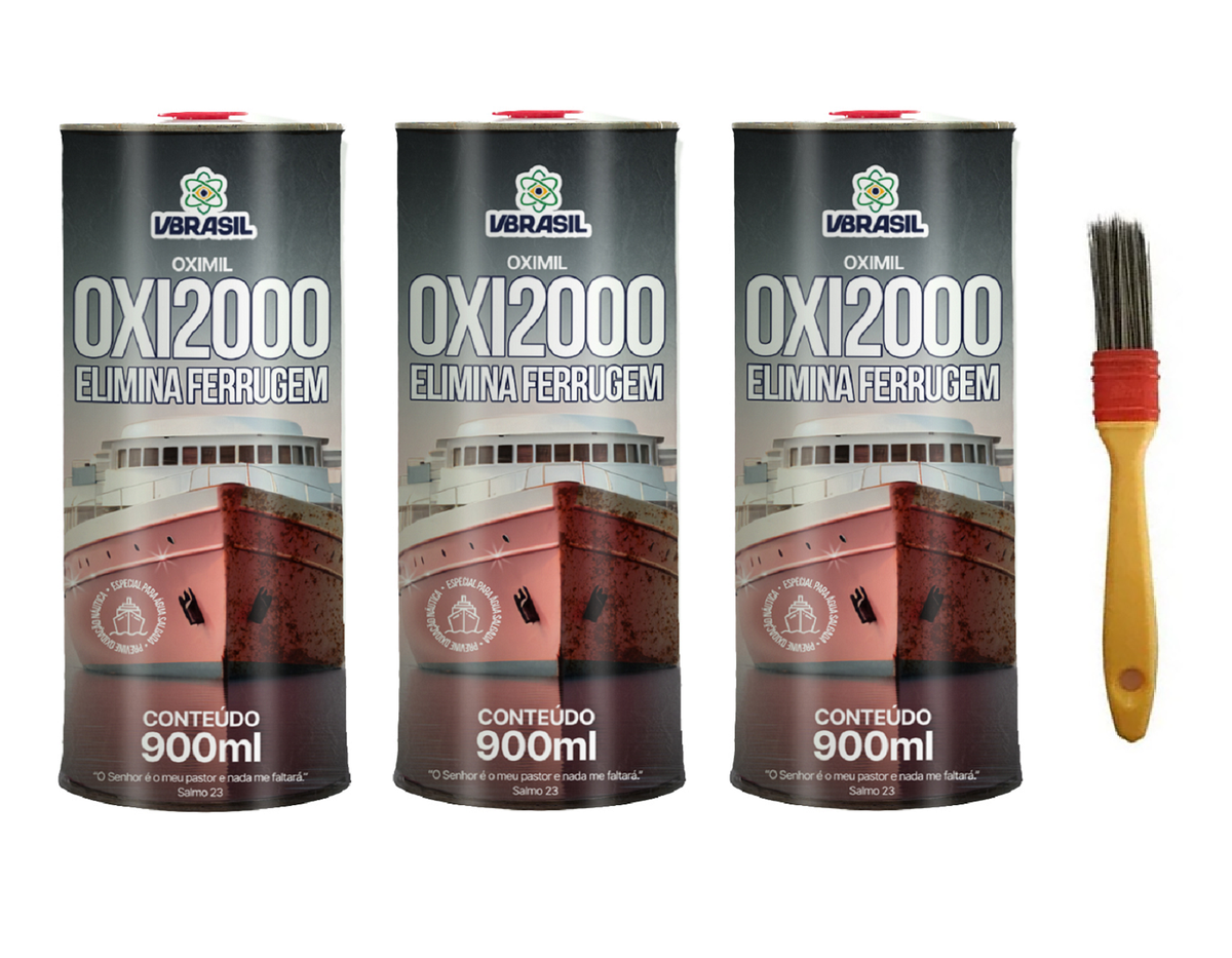 KIT 3 OXI2000 VBrasil Oficial Antiferrugem Anticorrosivo