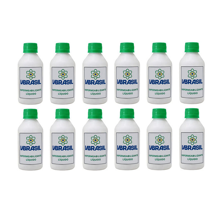 Kit 12 Impermeabilizante Vbrasil Líquido Para Tinta