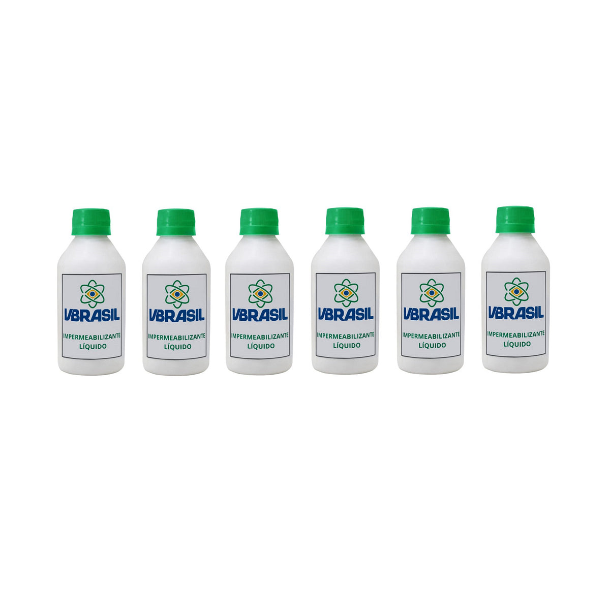 Kit 6 Impermeabilizante Vbrasil Líquido Para Tinta