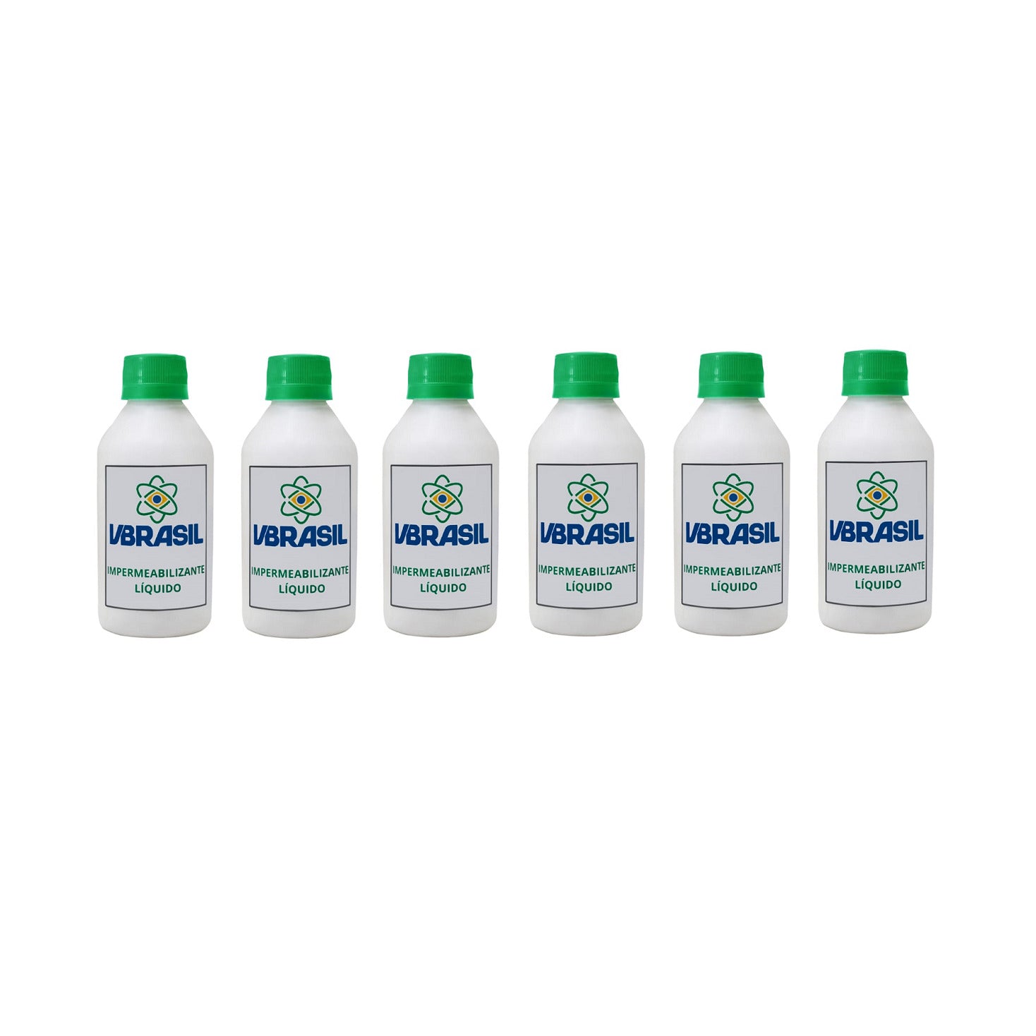 Kit 6 Impermeabilizante Vbrasil Líquido Para Tinta