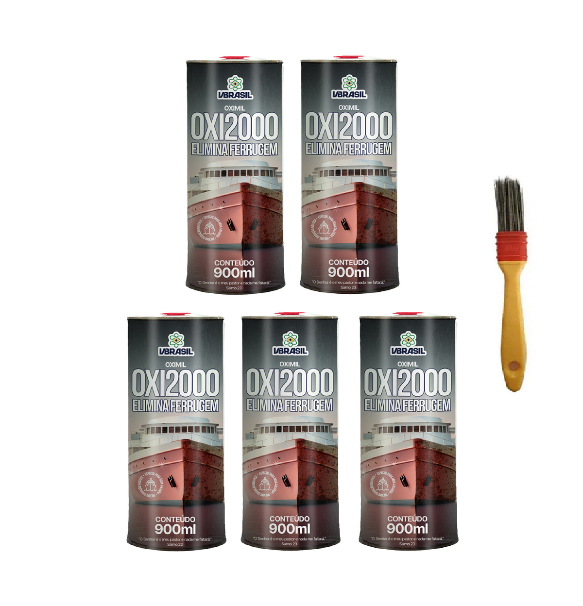 KIT 5 OXI2000 VBrasil Oficial Antiferrugem Anticorrosivo