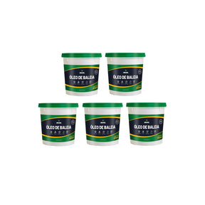 Kit 5 Impermeabilizante Óleo de Baleia 900ml