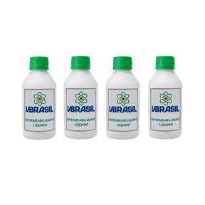 Kit 4 Impermeabilizante Vbrasil Líquido Para Tinta
