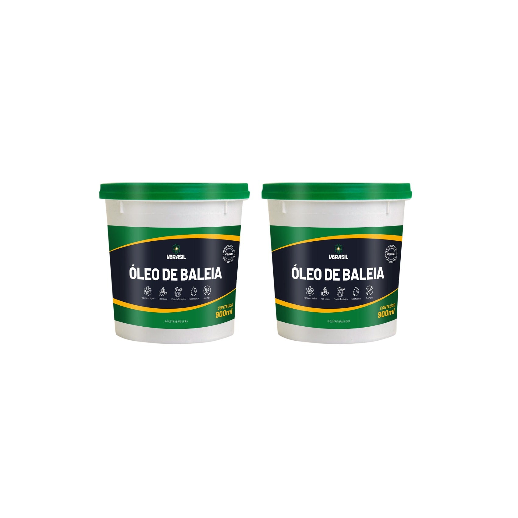 KIT 2 OLEO DE BALEIA 900 ML - SV