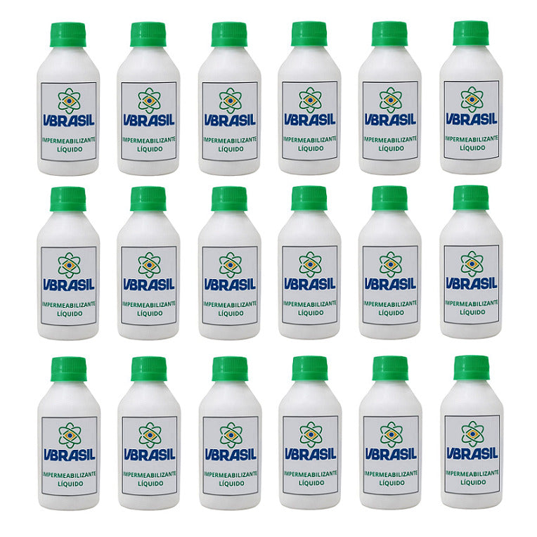 Kit 18 Impermeabilizante Vbrasil Líquido Para Tinta