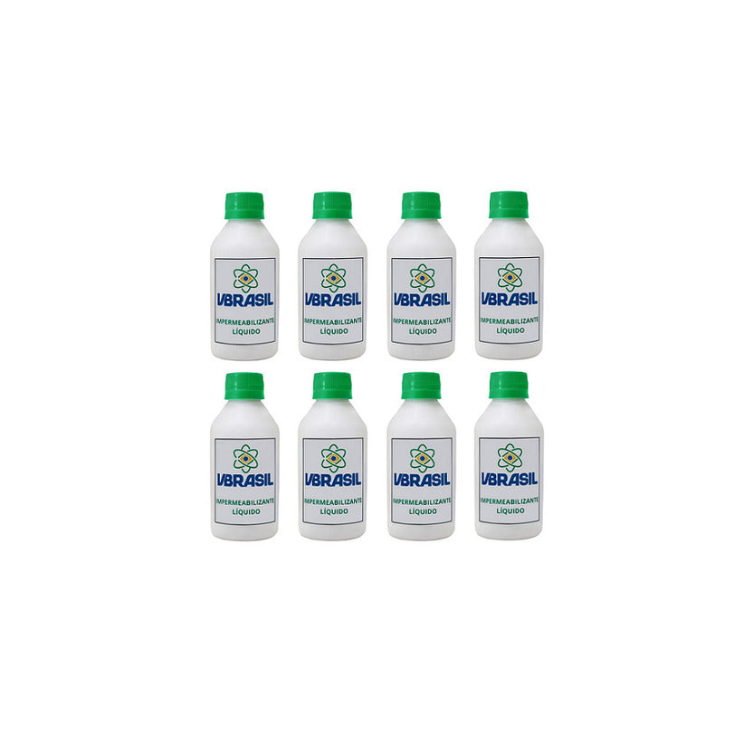 Kit 8 Impermeabilizante Vbrasil Líquido Para Tinta