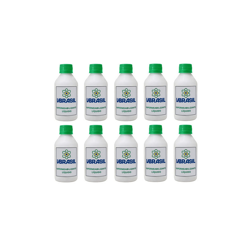 Kit 10 Impermeabilizante Vbrasil Líquido Para Tinta
