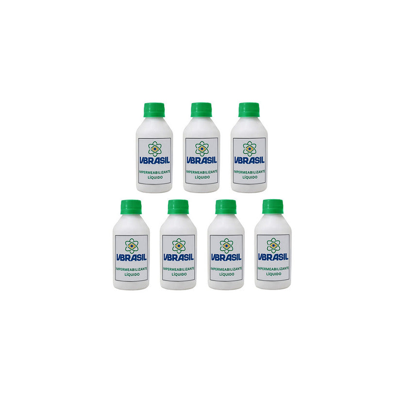 Kit 7 Impermeabilizante Vbrasil Líquido Para Tinta