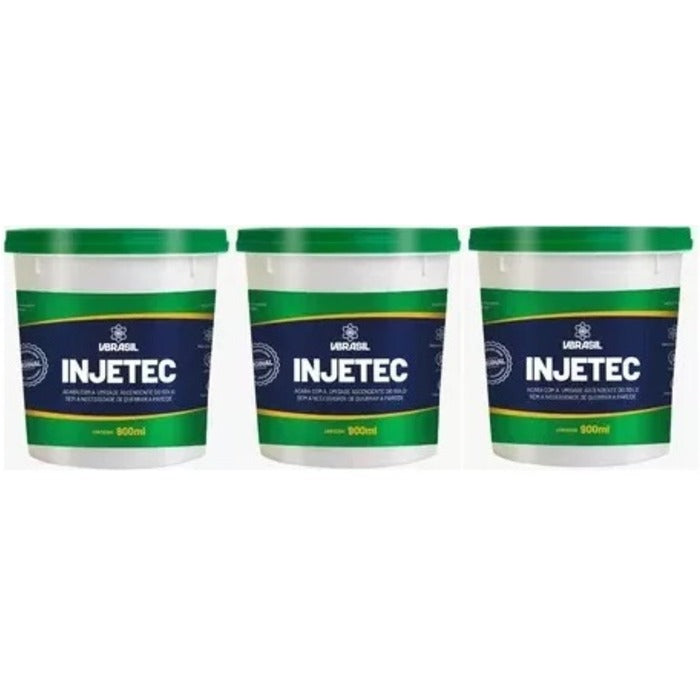 Kit 3 Injetec impermeabilizante 900ml